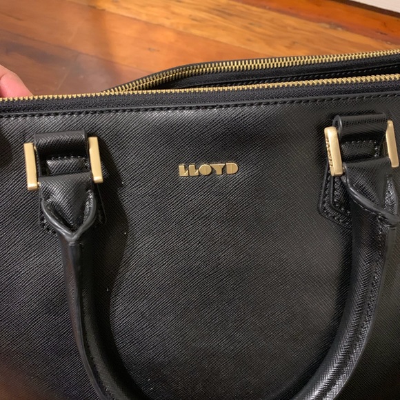 Black leather handbag - Picture 2 of 7